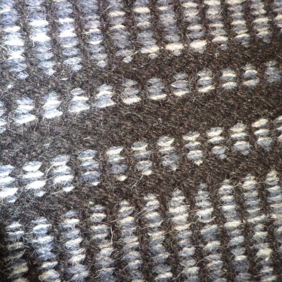 NWT Dash & Albert Malta Navy Woven Wool Rug (Annie Selke Company) Handmade - Picture 5 of 16